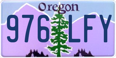 OR license plate 976LFY