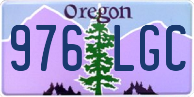 OR license plate 976LGC