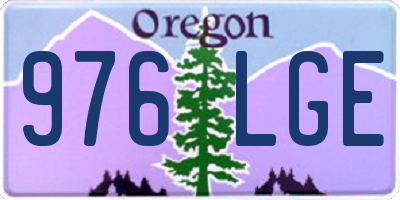 OR license plate 976LGE