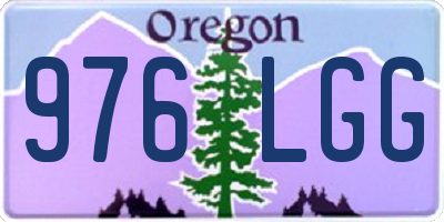 OR license plate 976LGG