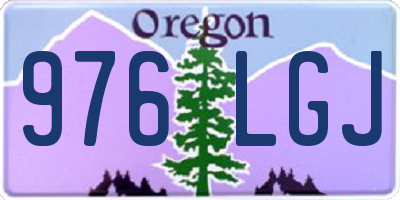 OR license plate 976LGJ