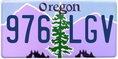 OR license plate 976LGV