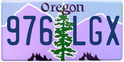 OR license plate 976LGX