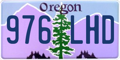 OR license plate 976LHD