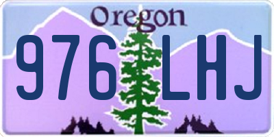 OR license plate 976LHJ
