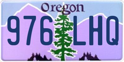 OR license plate 976LHQ
