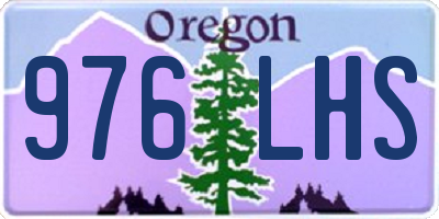 OR license plate 976LHS