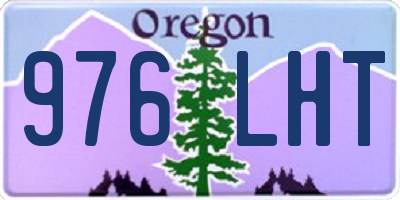 OR license plate 976LHT