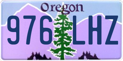 OR license plate 976LHZ