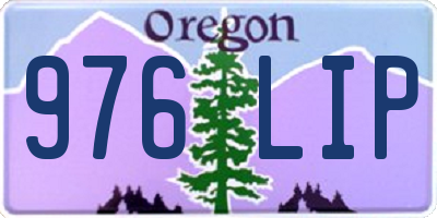OR license plate 976LIP
