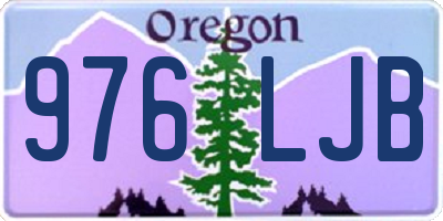 OR license plate 976LJB