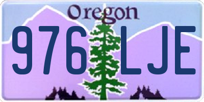OR license plate 976LJE