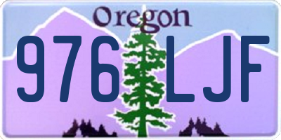 OR license plate 976LJF