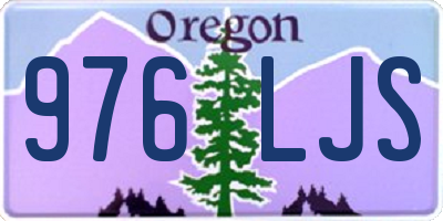OR license plate 976LJS
