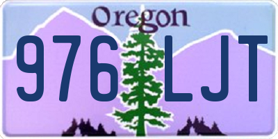 OR license plate 976LJT