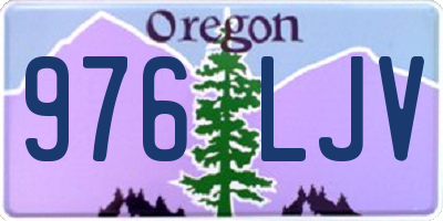 OR license plate 976LJV