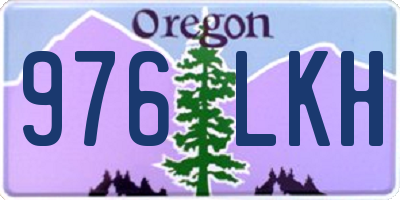 OR license plate 976LKH