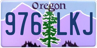 OR license plate 976LKJ