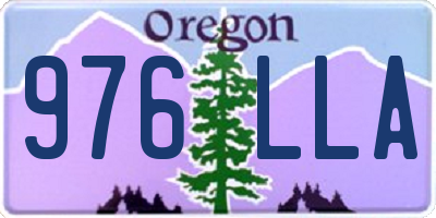 OR license plate 976LLA