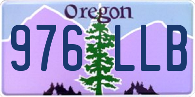 OR license plate 976LLB