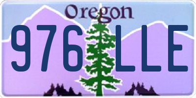 OR license plate 976LLE