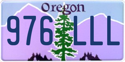 OR license plate 976LLL