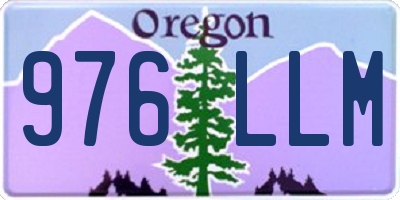 OR license plate 976LLM