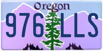 OR license plate 976LLS