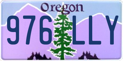 OR license plate 976LLY