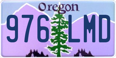 OR license plate 976LMD