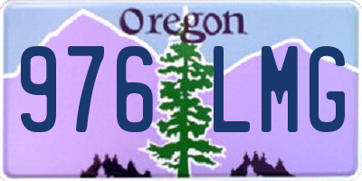 OR license plate 976LMG