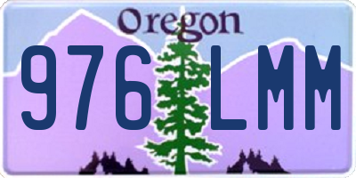 OR license plate 976LMM