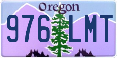 OR license plate 976LMT