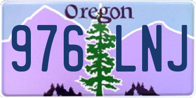 OR license plate 976LNJ