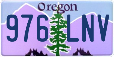 OR license plate 976LNV