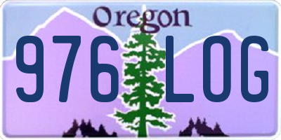 OR license plate 976LOG