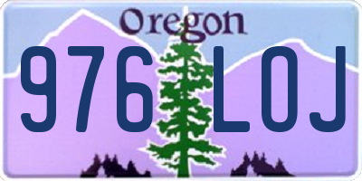 OR license plate 976LOJ
