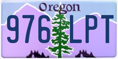 OR license plate 976LPT