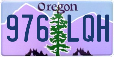 OR license plate 976LQH