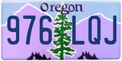 OR license plate 976LQJ