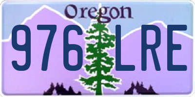 OR license plate 976LRE