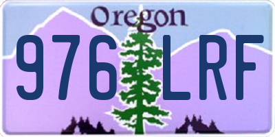 OR license plate 976LRF