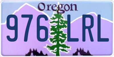 OR license plate 976LRL
