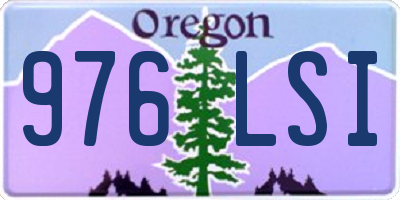 OR license plate 976LSI