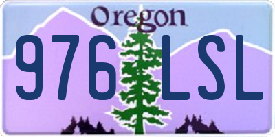OR license plate 976LSL