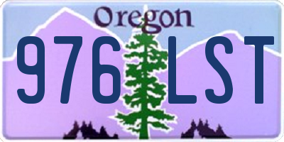 OR license plate 976LST