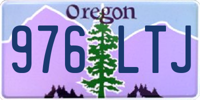 OR license plate 976LTJ