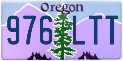 OR license plate 976LTT