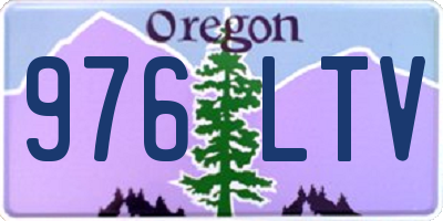 OR license plate 976LTV