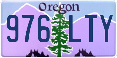 OR license plate 976LTY